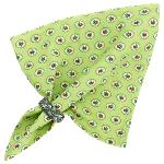 Provencal cotton napkin "Gordes" Green