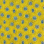 Yellow Napkin, Provencal design "Mistraou", 100% pure cotton