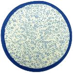 Cotton Quilted White coaster Colombes design