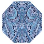 Octogonal reversible placemat Blue "Calissons”