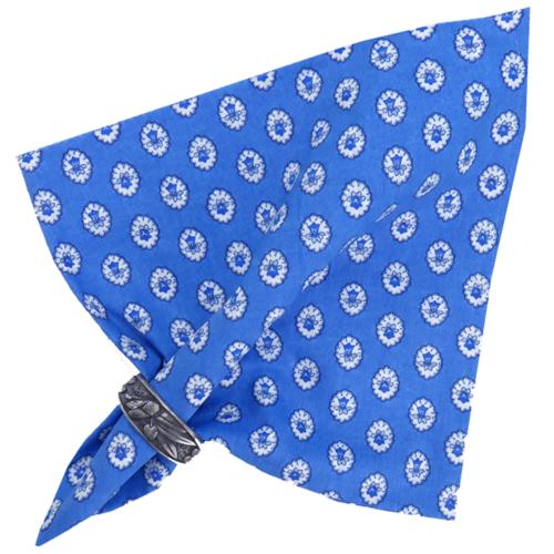 Provencal cotton napkin "Gordes" Blue