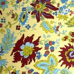 Provencal Square Cotton Tablecloth 69"X69" Beige "Bambou" 