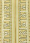 "Beige Roussillon" Provencal Printed Border stripe Fabric