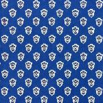 Blue Napkin, Provencal design "Bonis", 100% pure cotton