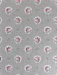 French Provencal Printed cotton Fabric Flowers Beige