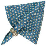 Provencal cotton napkin "Bastide" Blue
