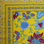 Provencal Rectangle Tablecloth Yellow "Bamboo" 63x79"