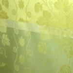 Square Jacquard Tablecloth yellow grape pattern 69x69"