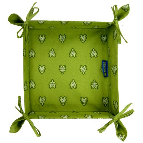 Provencal Breadbasket Green Roussillon pattern