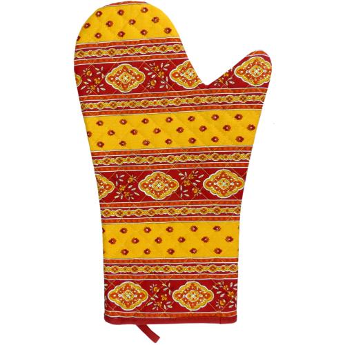 Esterel Yellow  Quilted Oven Glove – Provencal Design