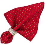 Cotton Napkin Red "Lavender" authentic Provencal design