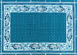 Rectangle Cotton Tablecloth Blue Duck 59"X98,5" "Vaccarès