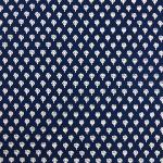 French Cotton Napkin Blue "Indianaire" authentic Provencal design