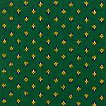 Green Napkin, Provencal design "Lavender", 100% pure cotton