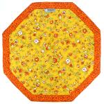 Octogonal French Country Cotton Placemat Yellow