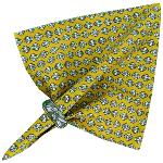 Provencal cotton napkin "Bastide" Yellow Ochre