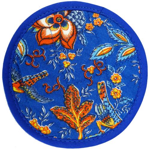 Cotton Quilted Blue coaster Colombes design