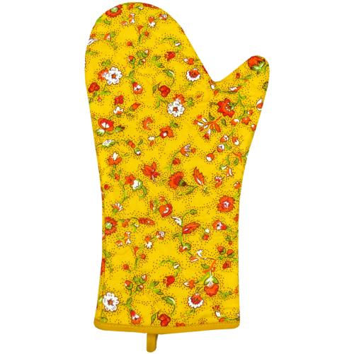 Provencal design - Yellow Country - Quilted oven Glove