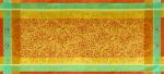 Jacquard Table Runner, Orange “Epis” pattern, 22 x 50 inches