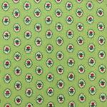 Provencal cotton napkin "Gordes" Green