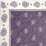 Provencal Quilted Square Table Mat Pink "Lotus" pattern