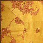 Provencal Square Tablecloth 54"X54" Mustard Yellow "Grape" 
