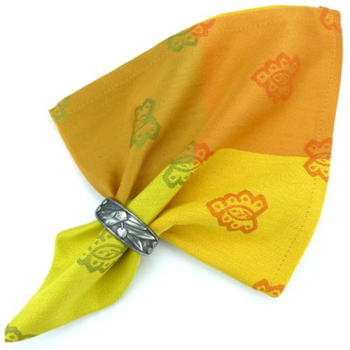 Provencal Jacquard Dinner Napkin Yellow "Roussillon