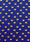“Blue Comet”, 100% French cotton fabric 55" -Valdrôme