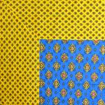 Provencal Square Cotton Tablecloth blue "Batiste" 61"x61