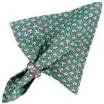 Provencal cotton napkin "Bastide" Olive Green
