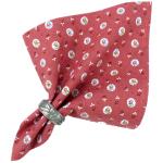 Cotton Napkin Red "Flowers" authentic Provencal design