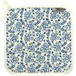 Blue Quilted Potholder Alhambra design