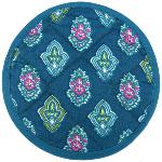 Cotton Quilted Green coaster Calissons design